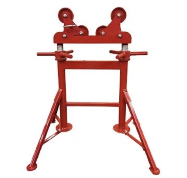 Pipe Jack Stand Adjustable Ro ller Heads 2 1/2 Ton Up To 48" (Key Plant)