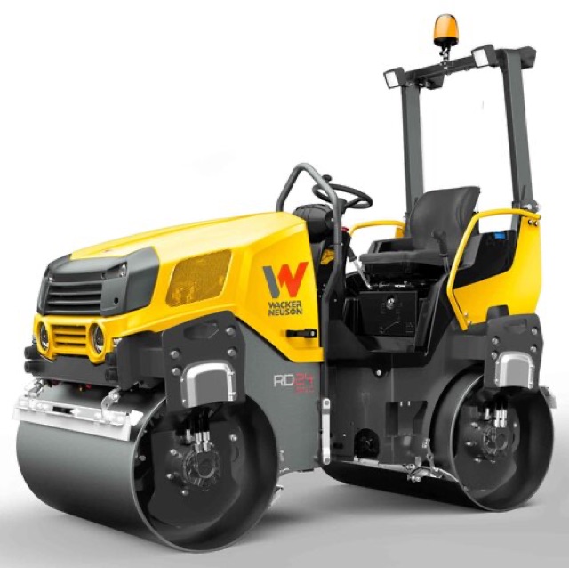 Ride-On Double D rum Roller, 3 ton, 48" Width