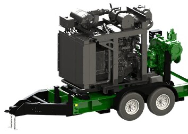 12" x 8" Diesel Trash Pump 600h p