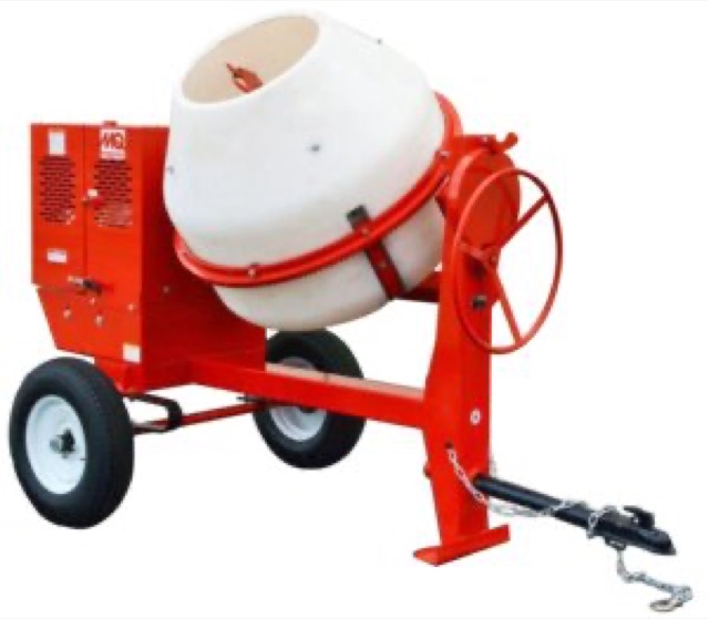 Concrete Mix er 12 CF Poly Drum Gas (MULTIQUIP)