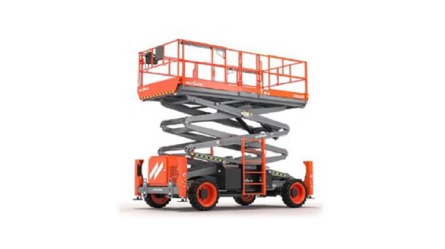 Rough Terrain Scissor Lift, 30'–35' Wide Deck High Capacity